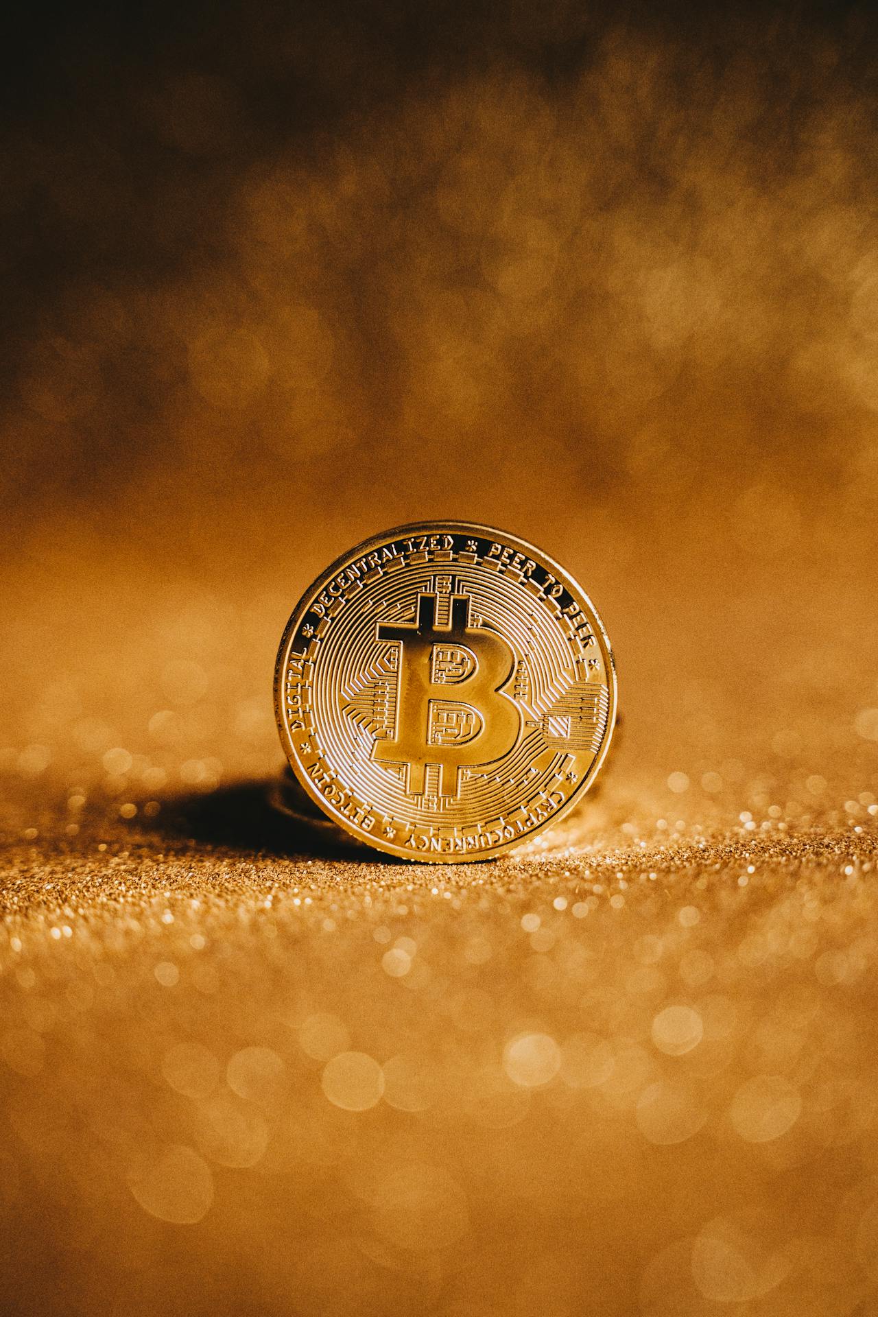 Bitcoin in gold dust
